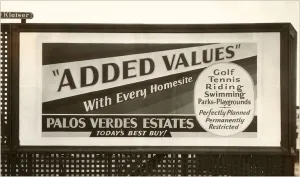 AC-76 Palos Verdes Billboard - Vintage Image