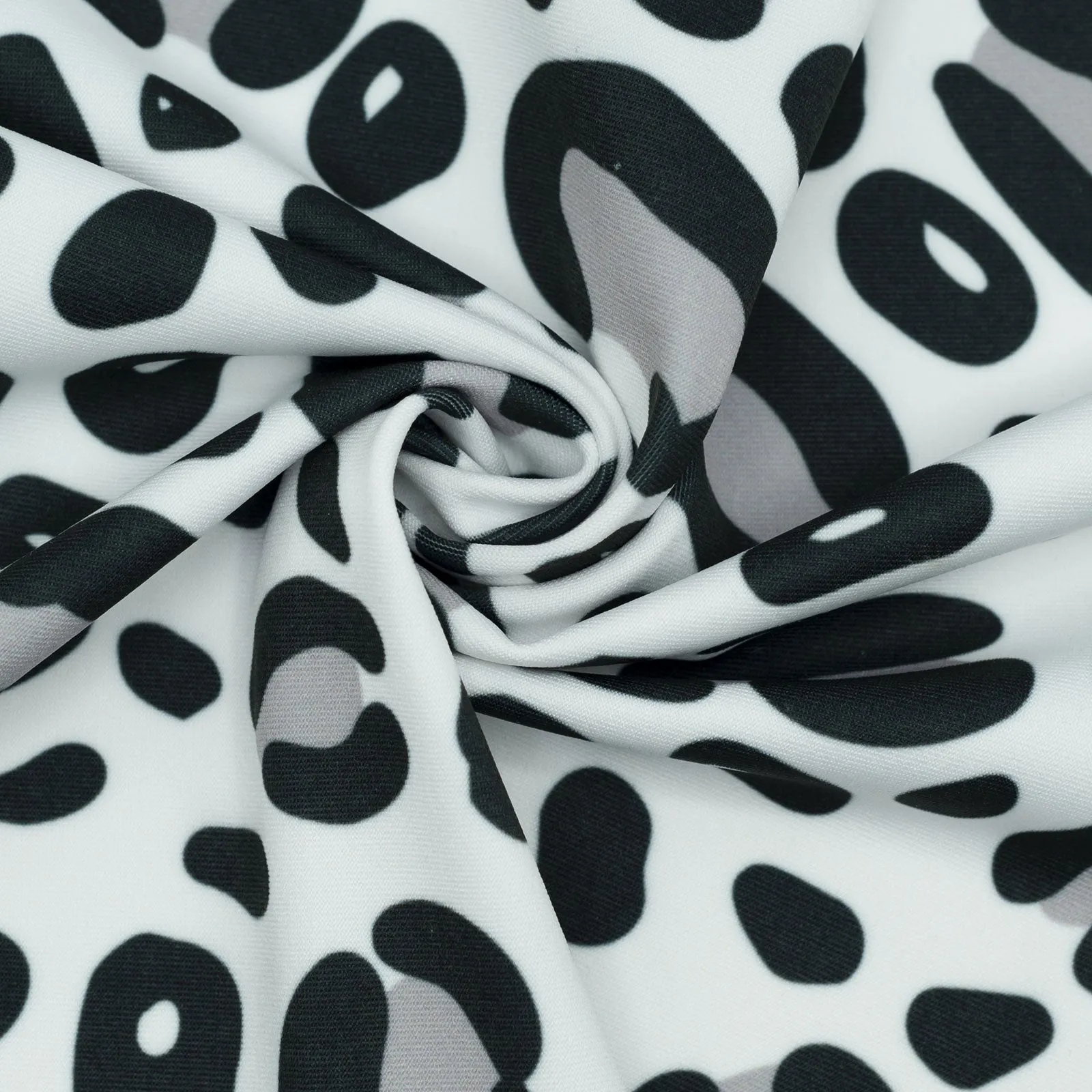 Animal texture - Cheetah white - Black and white