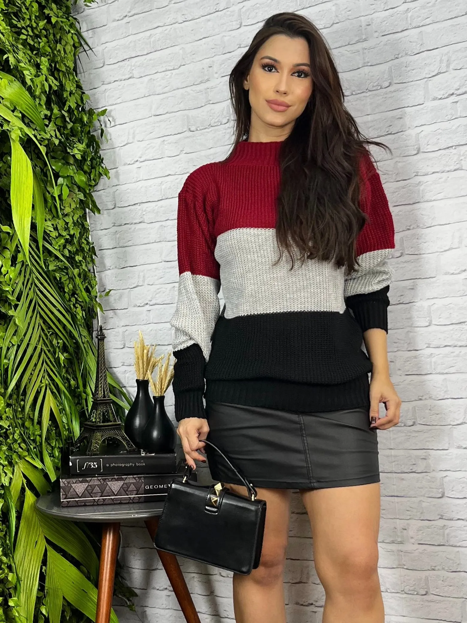 Blusa Tricolor Gola XL038  (ES/D)
