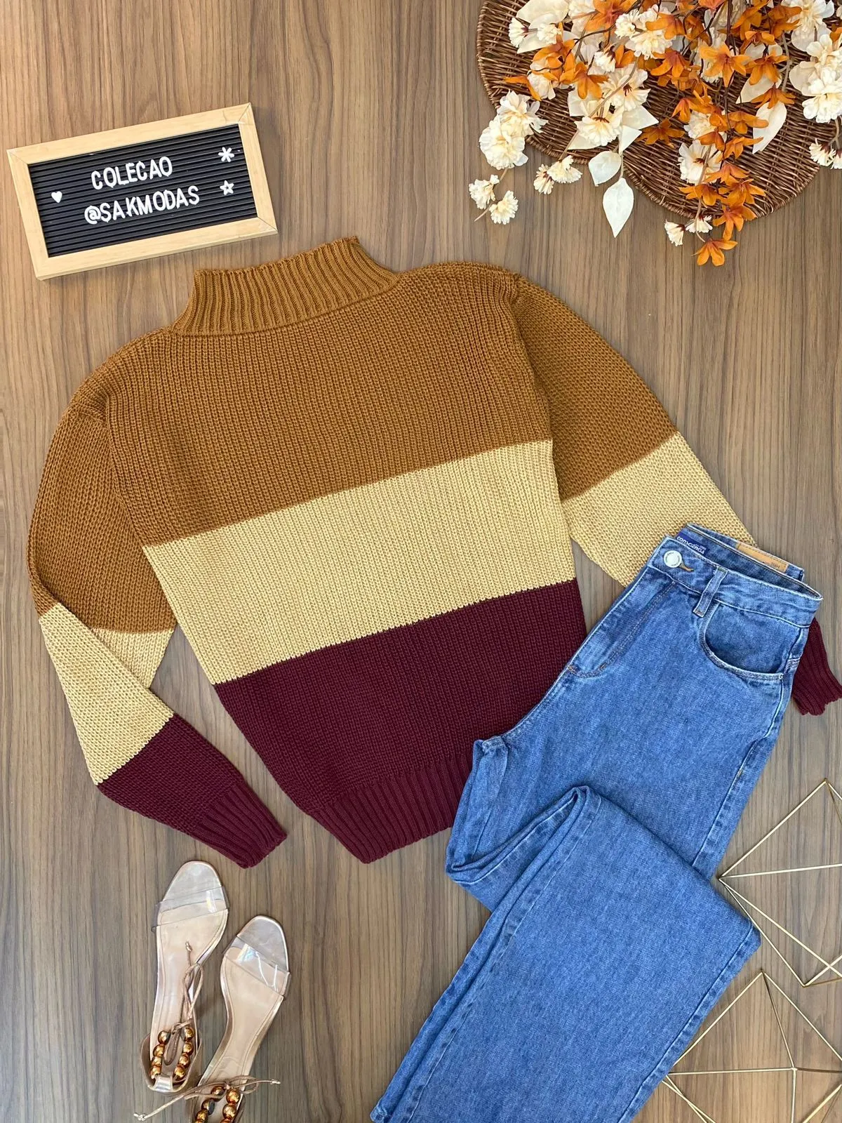 Blusa Tricolor Gola XL038  (ES/D)