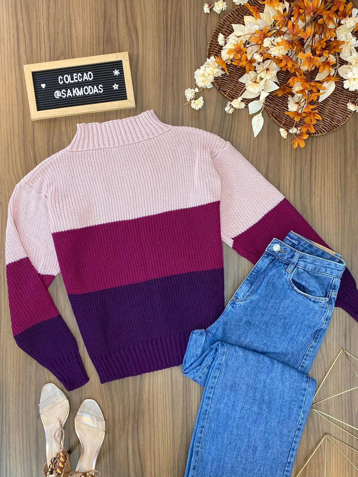Blusa Tricolor Gola XL038  (ES/D)