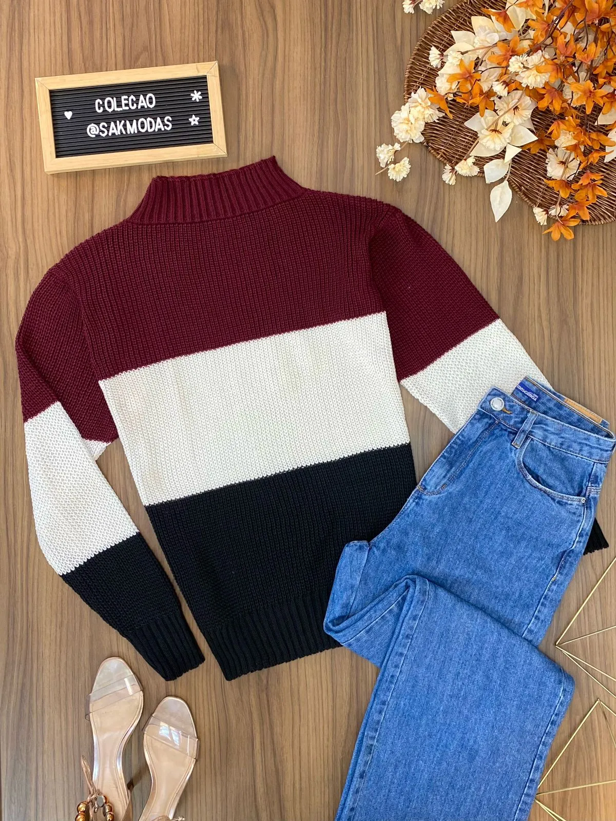 Blusa Tricolor Gola XL038  (ES/D)