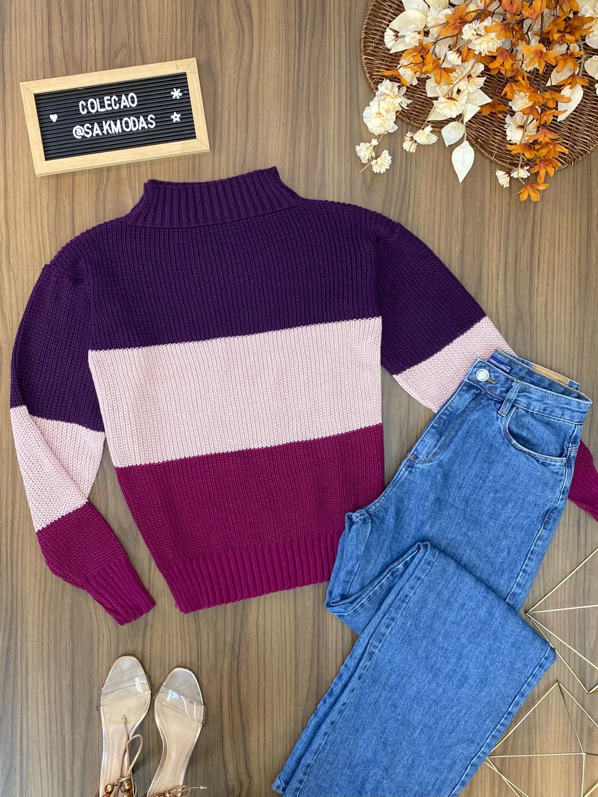 Blusa Tricolor Gola XL038  (ES/D)