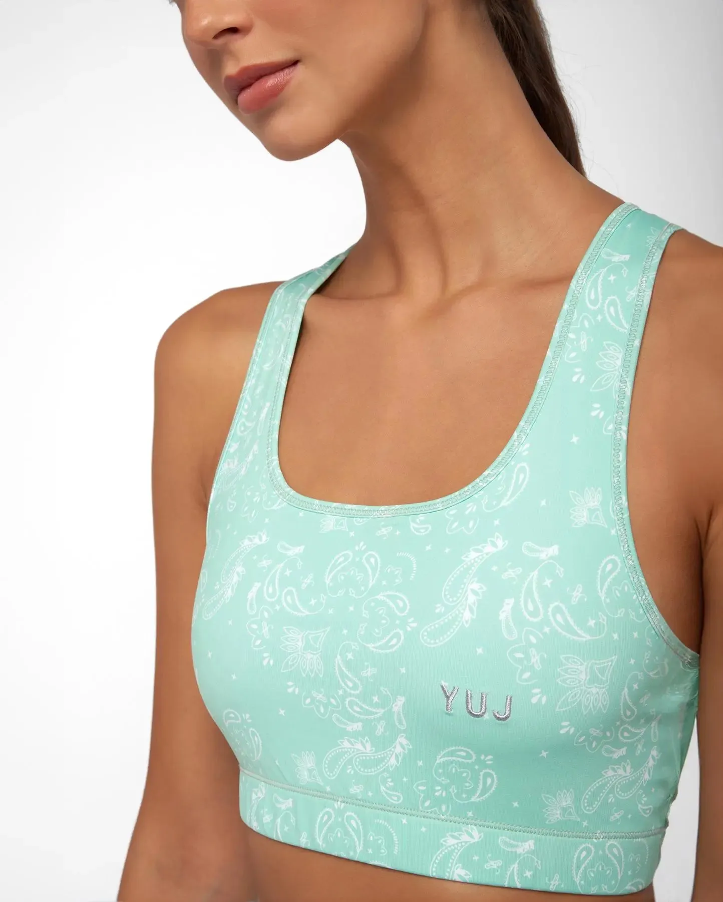 Brassière de Yoga BANDANA GREEN