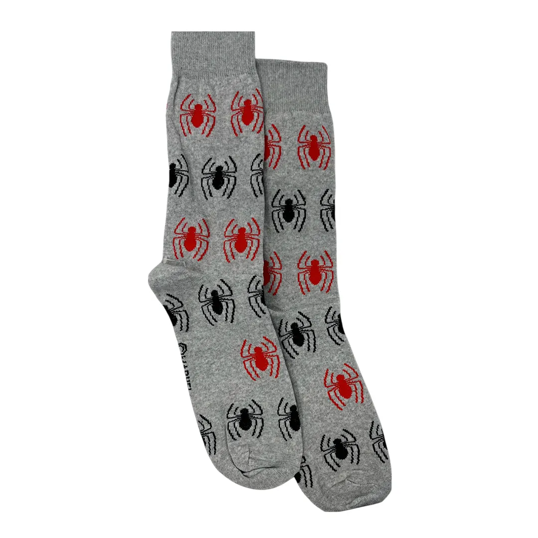Calcetines Spider para hombre color gris