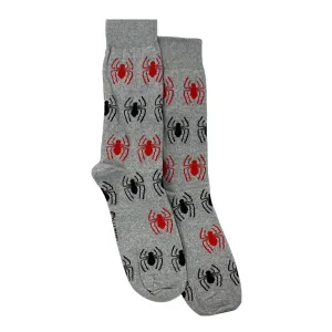 Calcetines Spider para hombre color gris