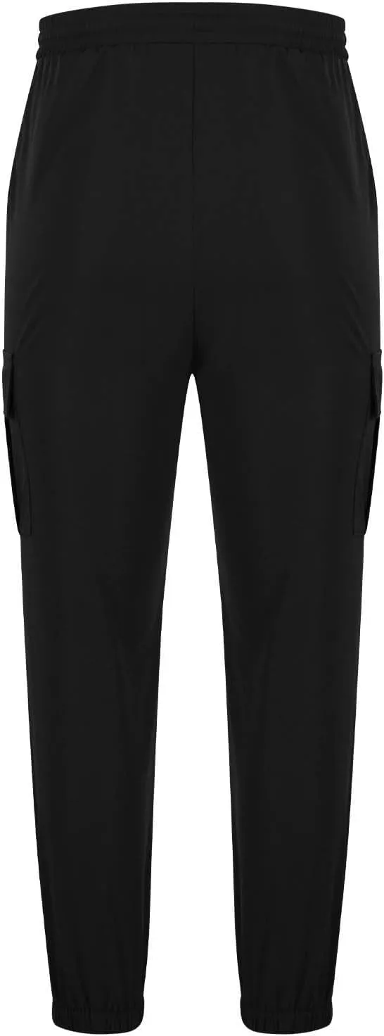 Casual Jogger Pants for Men Breathable Relaxed Fit Chino Outdoor Cargo Pants Athletic Loose Fit Twill Jogging Sweatpants