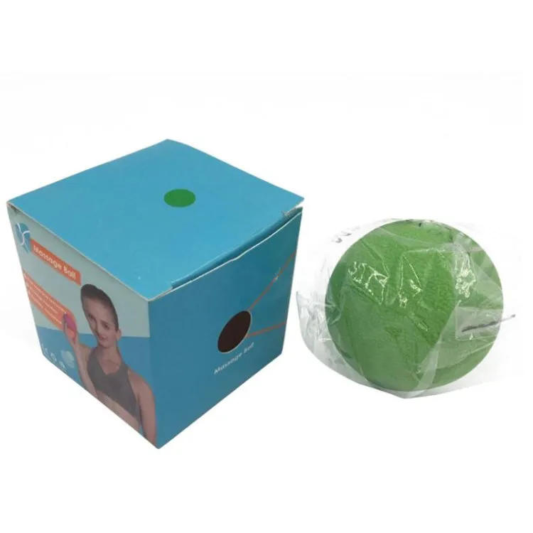 Fascia Ball Deep Muscle Relaxation Plantar Acupoint Massage Fitness Mini Yoga Ball Massage Ball, Specification:Single Ball(Black)