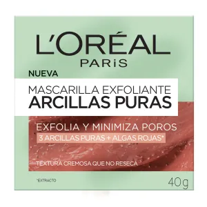Mascarilla Exfoliante Arcillas Puras 40Gr L'Oréal Paris