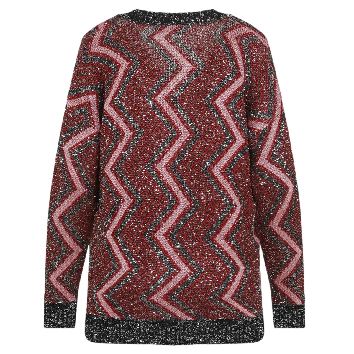 Maxi-cardigan With Asymmetric Pattern