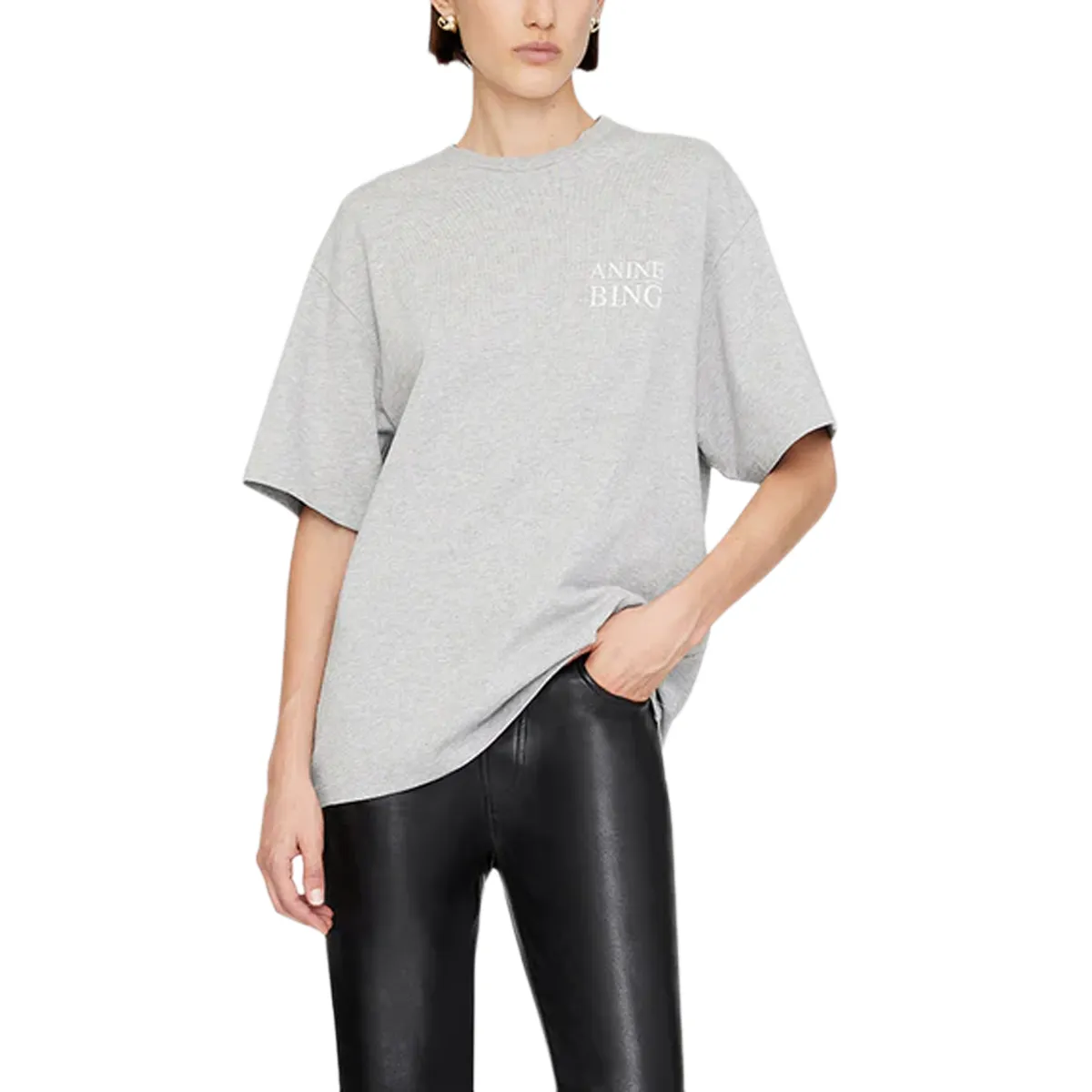 Myers Tee Serif Ny, Washed Heather Grey,