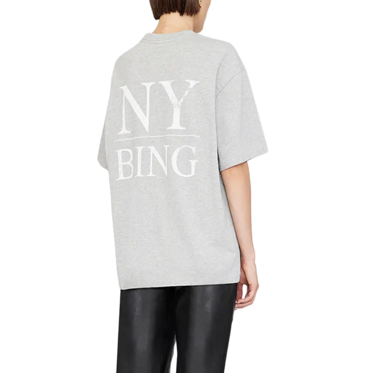 Myers Tee Serif Ny, Washed Heather Grey,