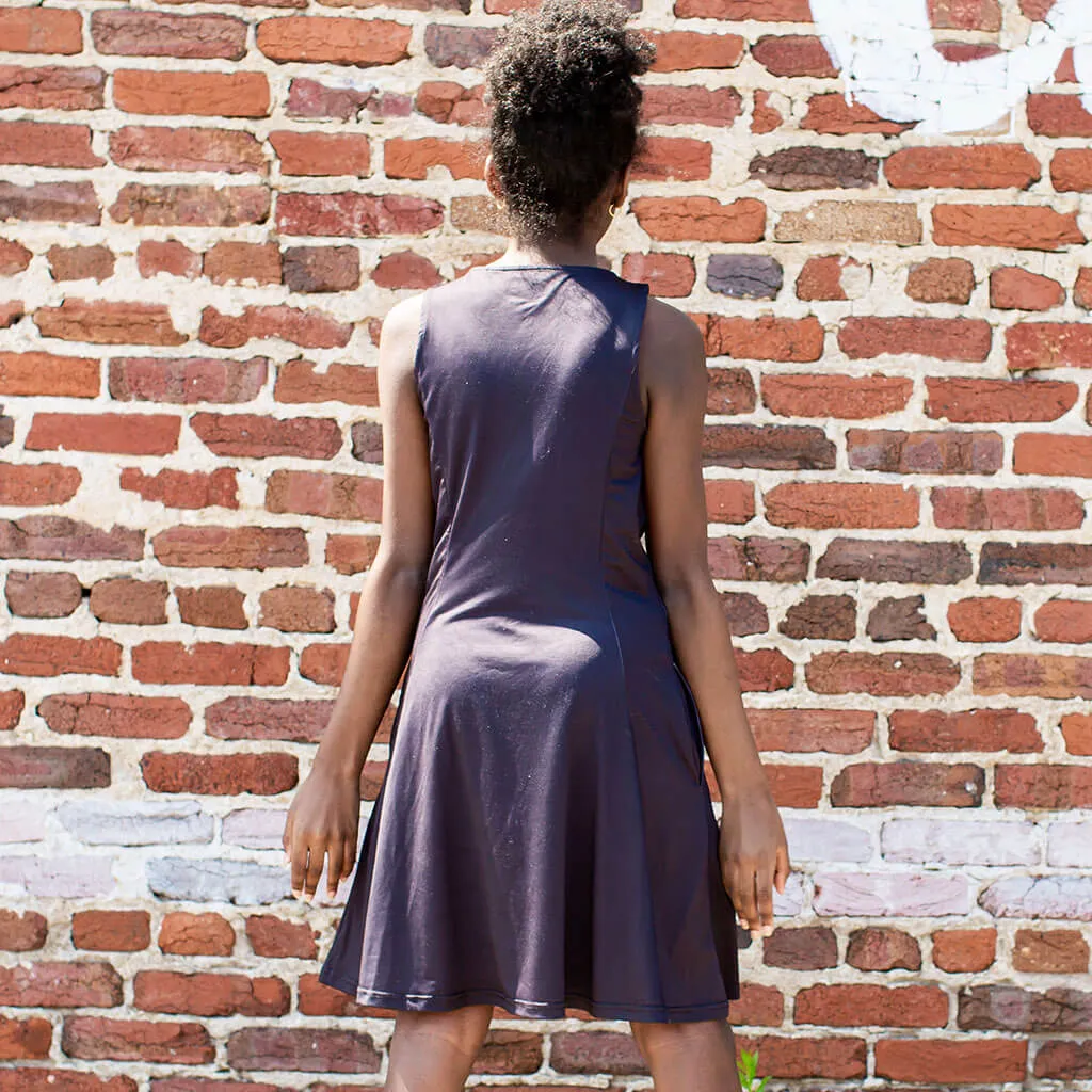 Neon Dragon Skater Dress with Pockets - Adult