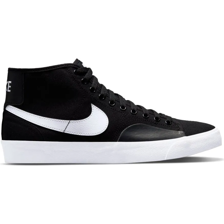 NIKE SB BLAZER COURT MID - BLACK / WHITE