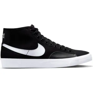 NIKE SB BLAZER COURT MID - BLACK / WHITE