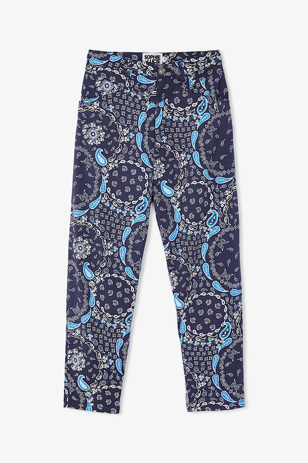 Pantalones Corse Bandana Azul