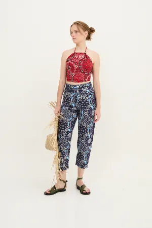 Pantalones Corse Bandana Azul