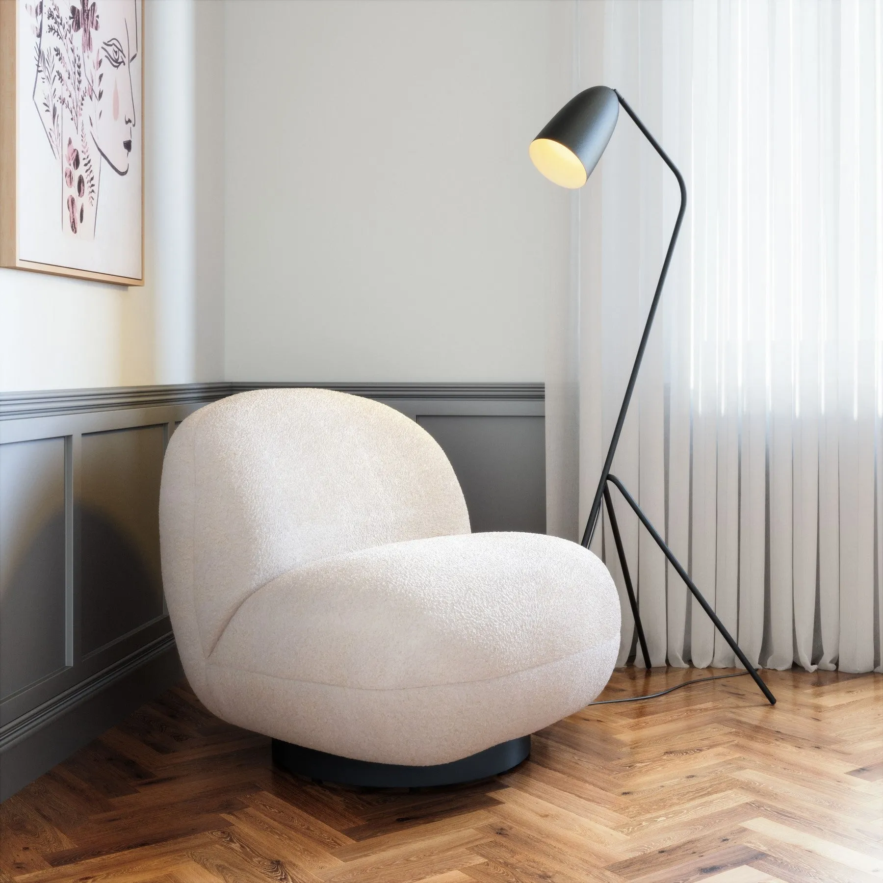 Sillon Myanmar - Blanco