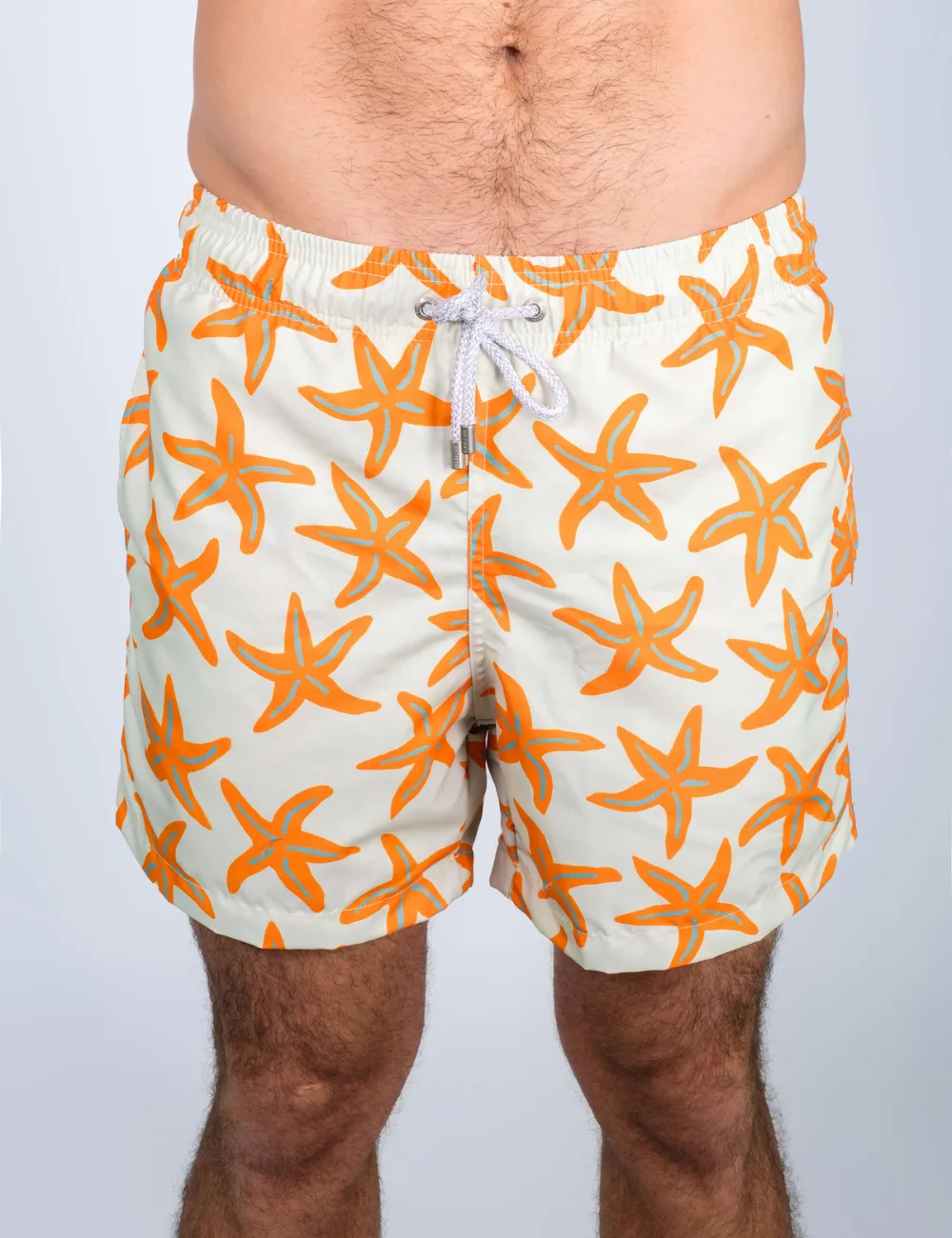 Swim Short Estrelas Bege