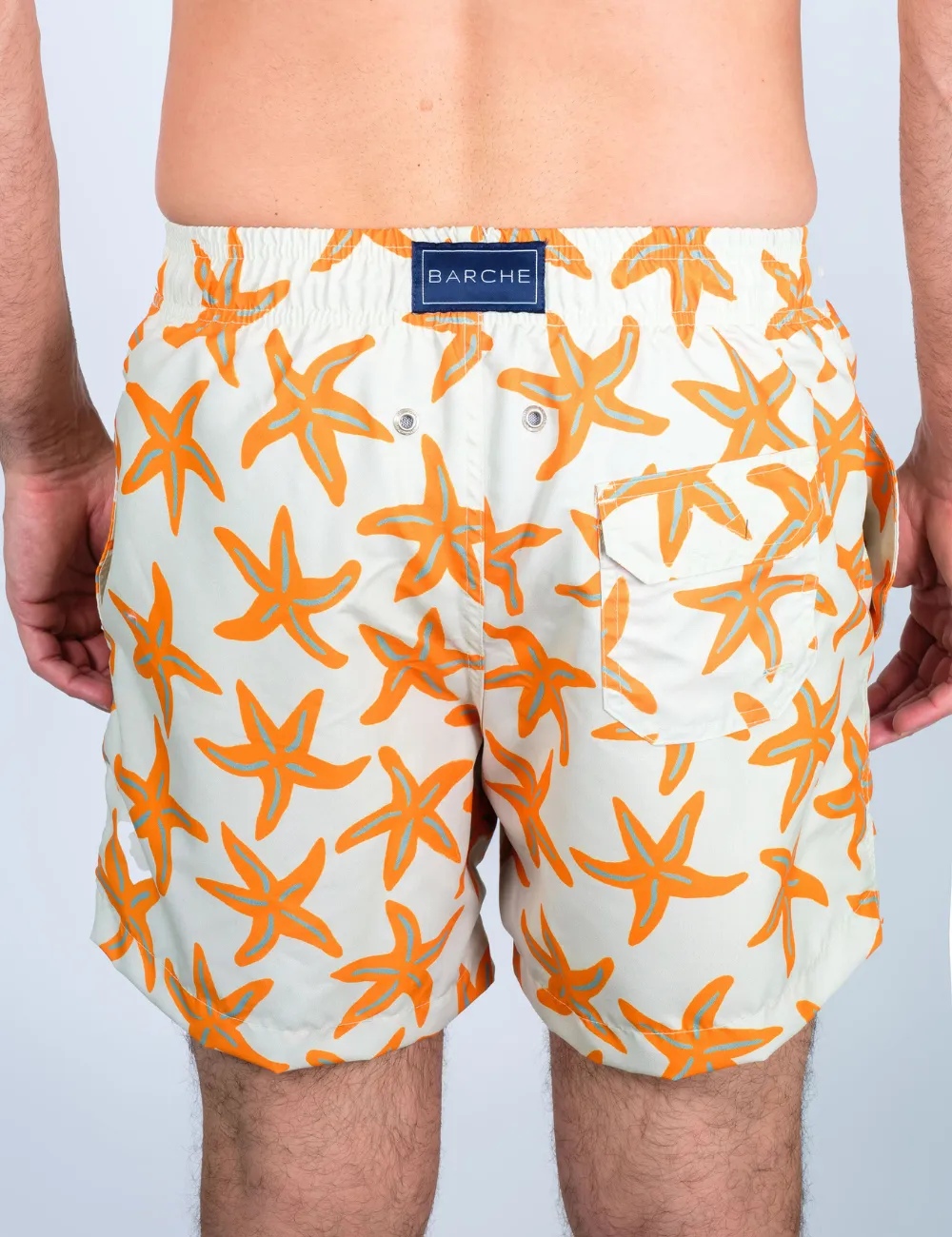 Swim Short Estrelas Bege